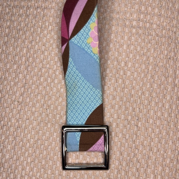 Belt- purple & blue fabric belt, AS Designs, fits small, 4/6 - Picture 13 of 16